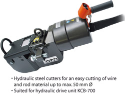 Electro-Hydraulic Chain Hard Wire Cutter 26 inch, Krenn